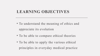 Medical Ethics lecture, by Dr Hadiza M Abdullah | PPTX