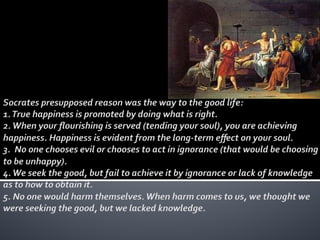 Socrates: Ethical Intellectualism 