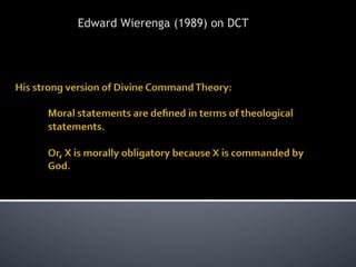 Edward Wierenga (1989) on DCT 