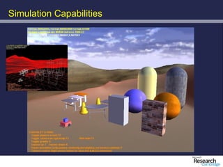 Simulation Capabilities
 