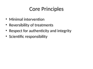Ethics of Conservation presentation pptx | PPTX
