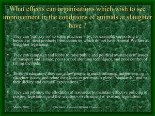 Ethics Of Slaughter Procedures | PPT