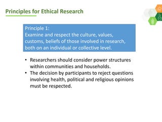 ICRISAT Global Planning Meeting 2019: Research Involving Humans by Michael Hauser
