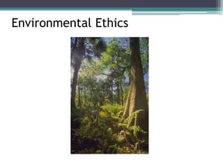 Environmental Ethics
 