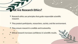 Ethics &scientific research by rasha ibrahim.pptx