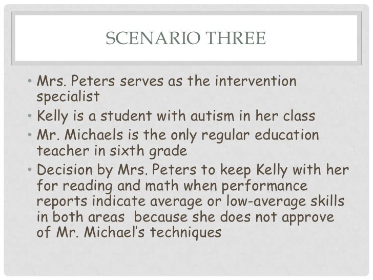 Ethics & students with autism 1
