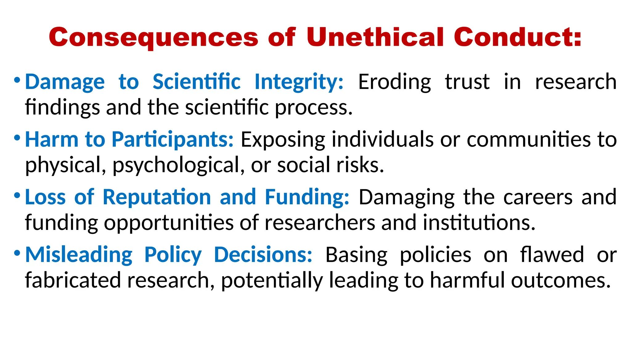 Unsafe Science Ethics with respect to science and research.pptx