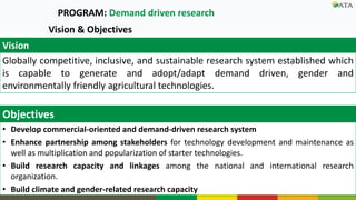  Agricultural Transformation Agenda in GTP II