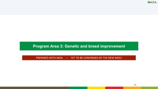  Agricultural Transformation Agenda in GTP II