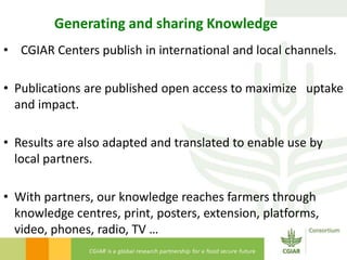 Introducing the CGIAR in Ethiopia