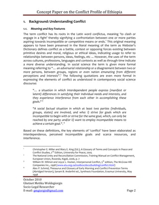 Conflict Profiling Ethiopia conflict profile october 2010 | DOCX