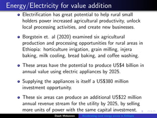 Accelerating rural energy access in Ethiopia: with a focus on ...