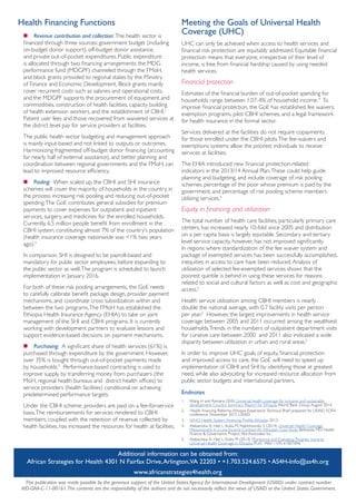 Health Financing Profile: Ethiopia | PDF