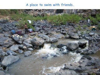 A place to swim with friends.
 