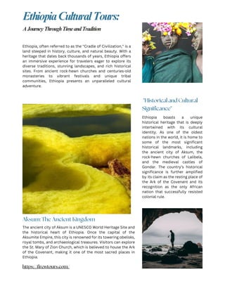 Ethiopia Cultural Tours: A Journey Through Time and Tradition.pdf