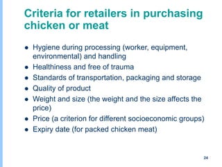 Understanding chicken and vegetable value chains in Harar and Dire Dawa, Ethiopia: Food safety perspectives