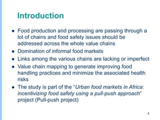 Understanding chicken and vegetable value chains in Harar and Dire Dawa, Ethiopia: Food safety perspectives