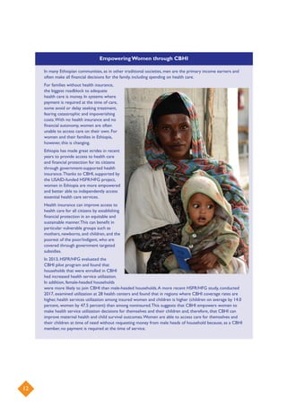 Ethiopia Health Sector Financing Reform/HFG: End-of-Project Report | PDF