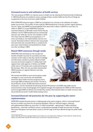 Ethiopia Health Sector Financing Reform/HFG: End-of-Project Report | PDF
