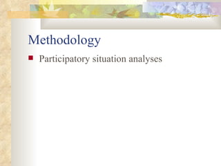 ILRI-BMZ Project on Improving the Livelihoods of Poor Livestock-keepers in Africa through Community-Based Management of Indigenous Farm Animal Genetic Resources: Country report Ethiopia: Oct 2004-Sept 2005 
