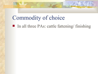 ILRI-BMZ Project on Improving the Livelihoods of Poor Livestock-keepers in Africa through Community-Based Management of Indigenous Farm Animal Genetic Resources: Country report Ethiopia: Oct 2004-Sept 2005 