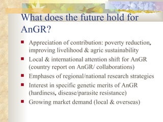 ILRI-BMZ Project on Improving the Livelihoods of Poor Livestock-keepers in Africa through Community-Based Management of Indigenous Farm Animal Genetic Resources: Country report Ethiopia: Oct 2004-Sept 2005 