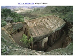 rock-cut architecture early11th century .
 