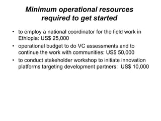 Update on sheep meat value chain development in Ethiopia