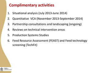 Update on the Ethiopia sheep and goats value chain development project