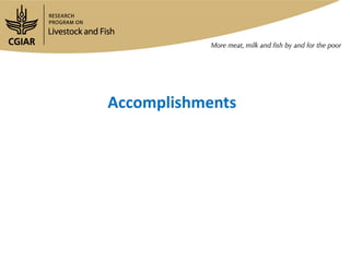 Update on the Ethiopia sheep and goats value chain development project