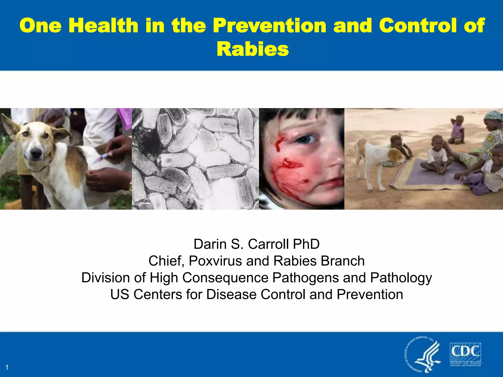 "One Health in the Prevention and Control of Rabies" | PPTX