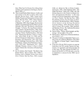 CIA, perpetrated by the EPLE-TPLF guerrilla in ERITREA-Tigrai during the years of guerrilla 