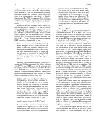 CIA, perpetrated by the EPLE-TPLF guerrilla in ERITREA-Tigrai during the years of guerrilla 