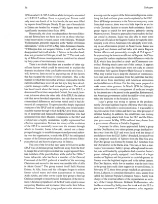 CIA, perpetrated by the EPLE-TPLF guerrilla in ERITREA-Tigrai during the years of guerrilla 