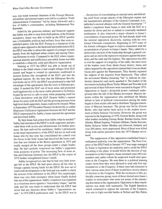 CIA, perpetrated by the EPLE-TPLF guerrilla in ERITREA-Tigrai during the years of guerrilla 