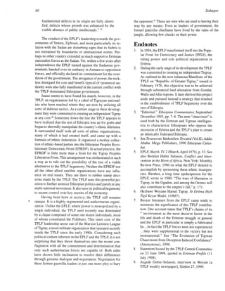 CIA, perpetrated by the EPLE-TPLF guerrilla in ERITREA-Tigrai during the years of guerrilla 