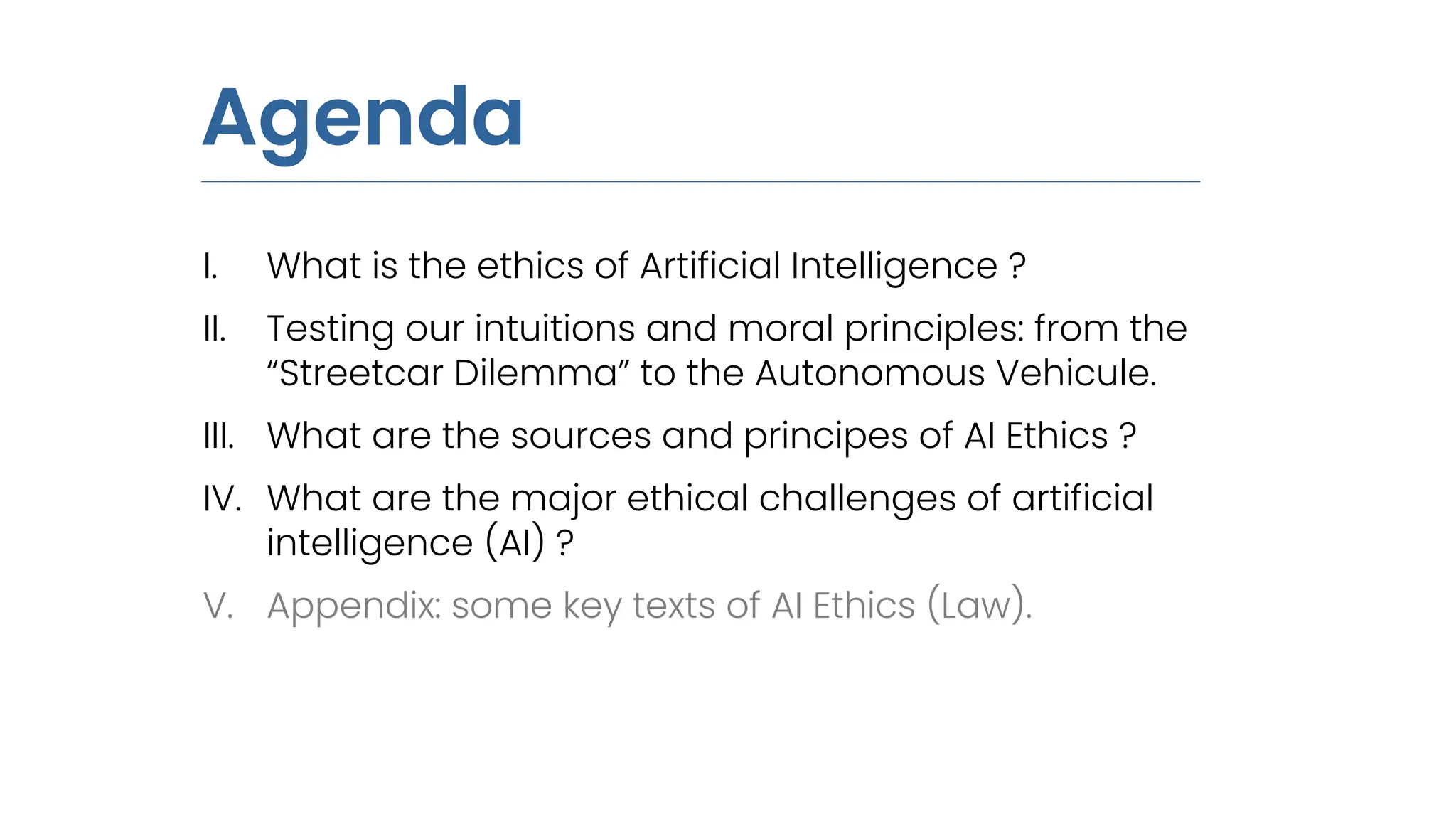 General introduction to the ethics of artificial intelligence. | PDF