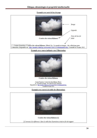 Éthique, déontologie et propriété intellectuelle
24
 