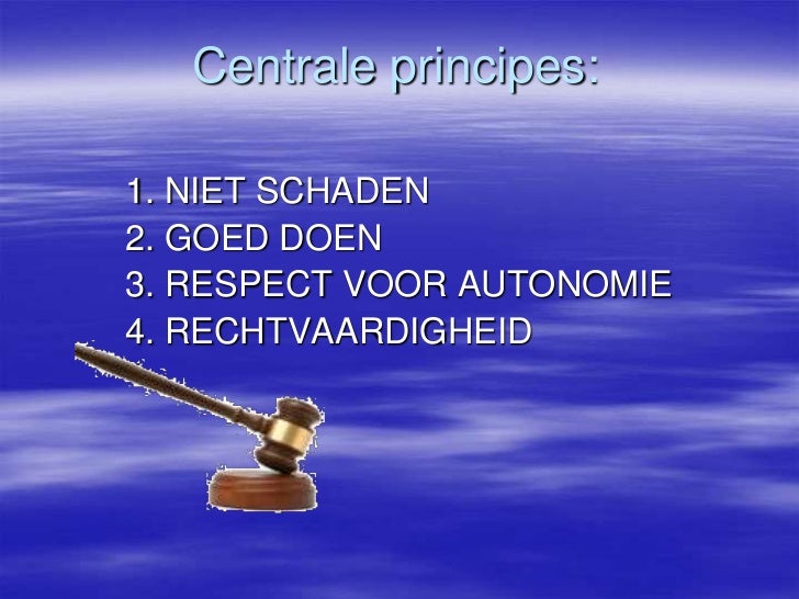 Ethische aspecten bij de