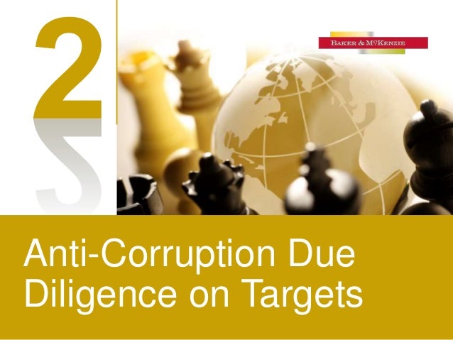Best Practices in Anti-Corruption Diligence on M&A Targets 