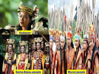 Kedayan
Murut peopleSama-Bajau people
 