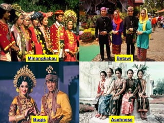 Minangkabau Betawi
Bugis Acehnese
 