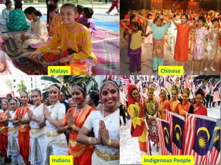 Malays Chinese
Indians Indigenous People
 