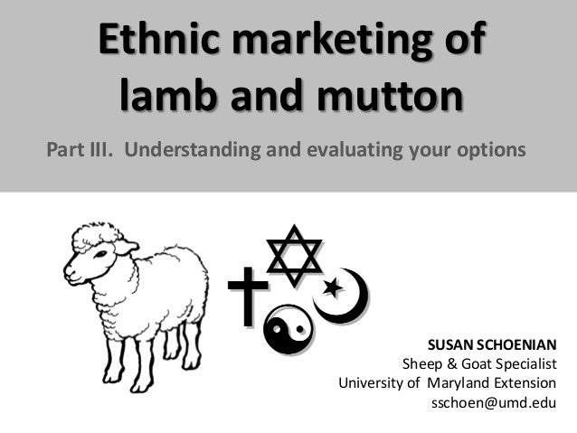 Ethnic Marketing Options For Lamb And Mutton