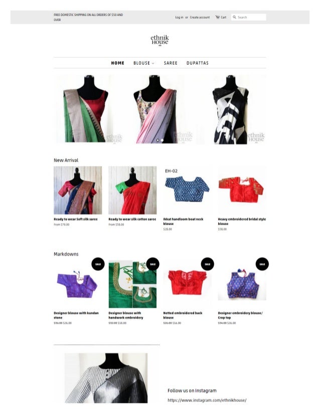 ethnic wear online store