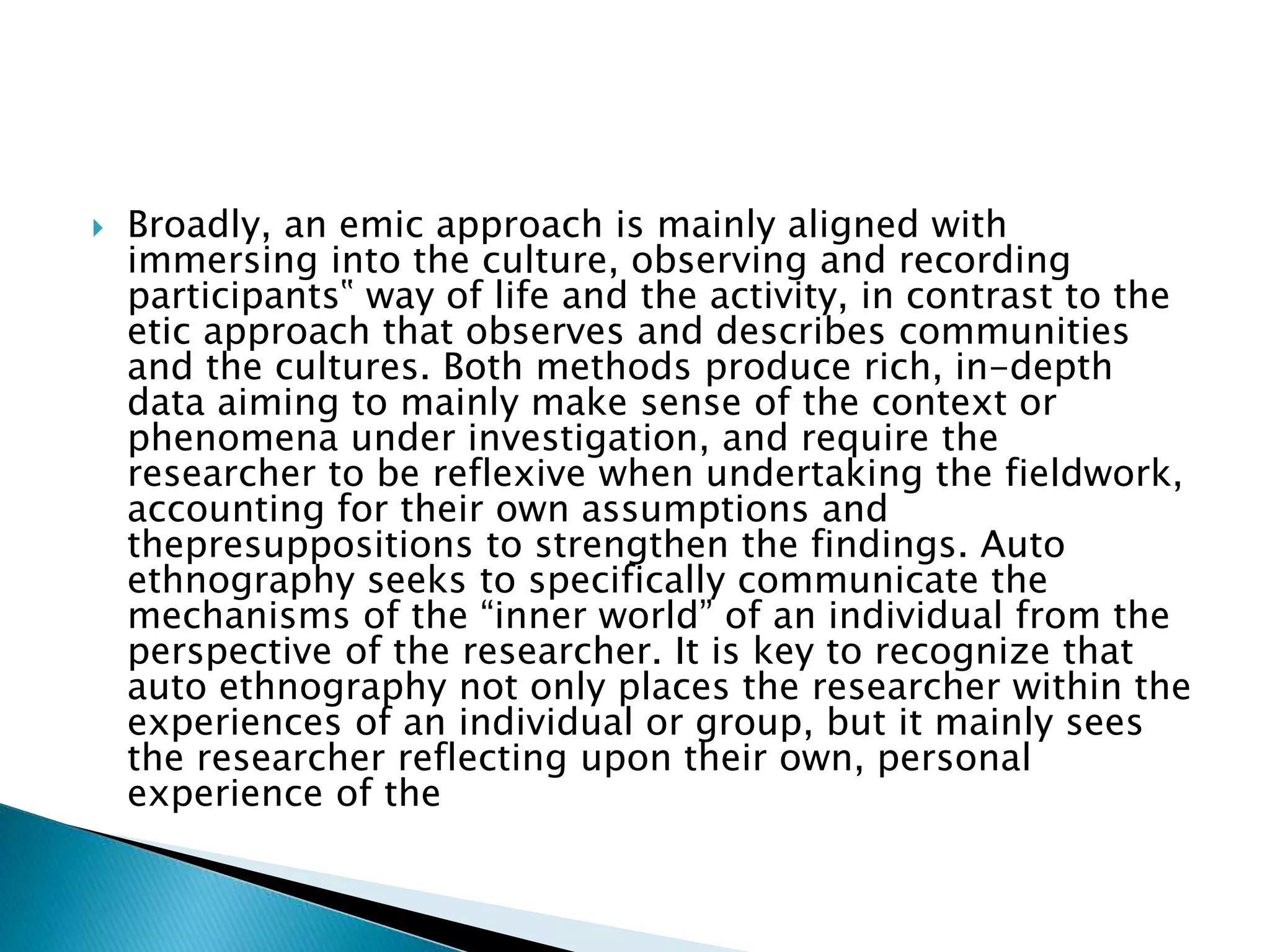 Ethnography | PPT