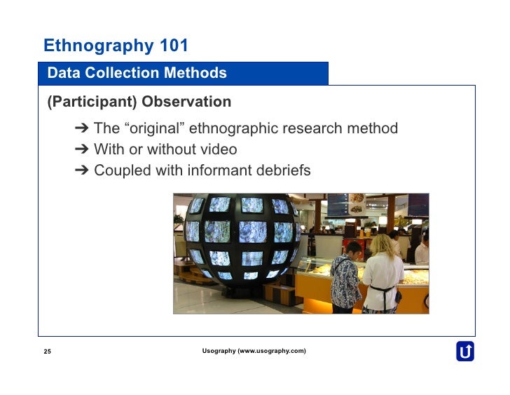 Ethnography 101 by Usography