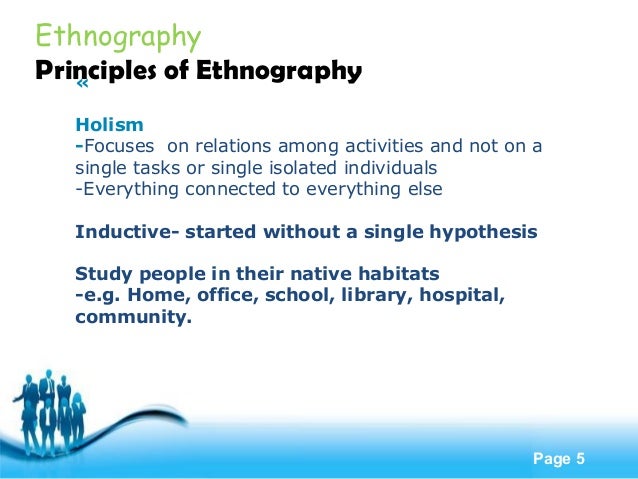 Ethnography research 1