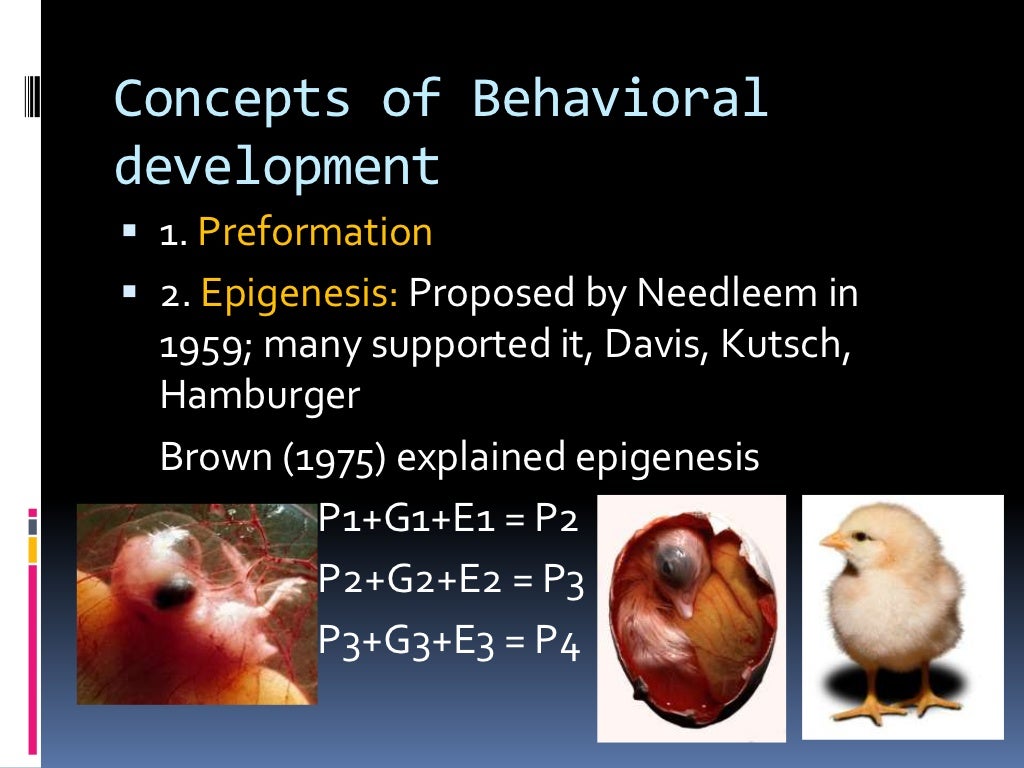 Ethology Development of Animal Behavior