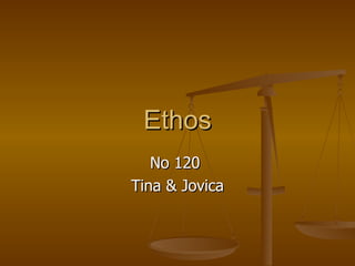 Ethos No 120  Tina & Jovica 